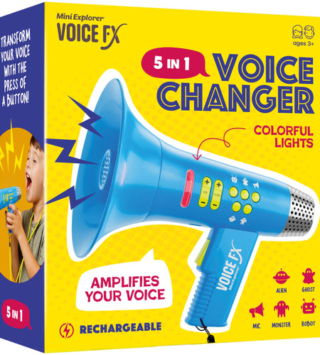 Voice Changer for Kids - Voice Changing Device for Boys & Girls Ages 3-8+ Olds - Birthday Easter Gifts for 3 4 5 7 8 Year Old Boy - Cool Outdoor Toys Gift Ideas for Kid Toddler