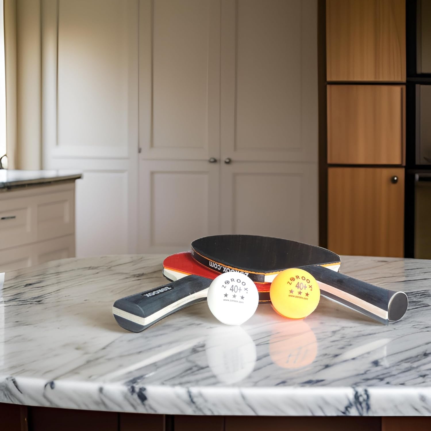 High-Performance 3-Star Table Tennis Balls - Pack of | 9, 18, 36 or 72 | Orange or White | 40+ ABS Competition Grade Ping Pong Balls