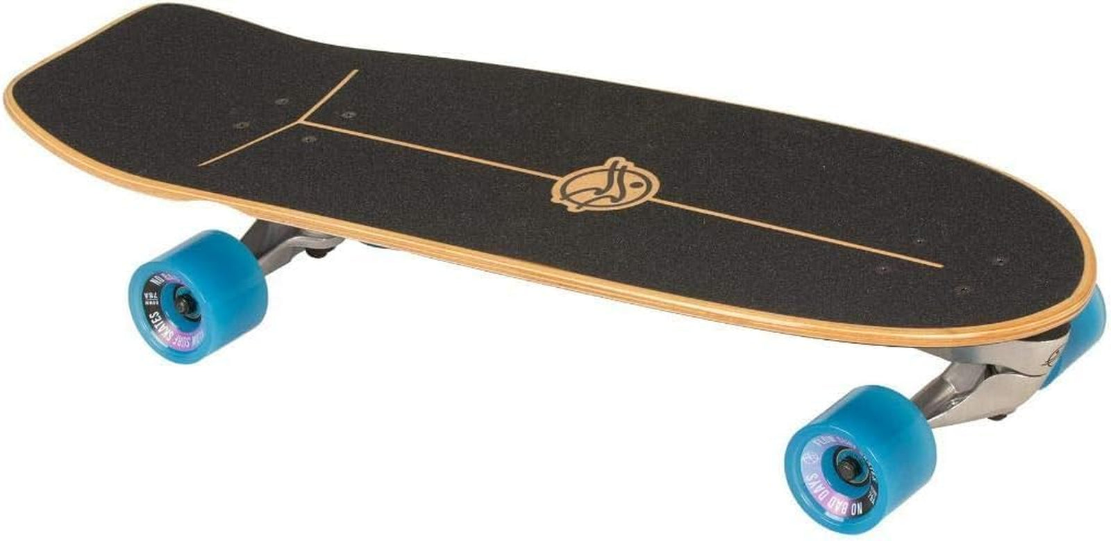 Cruiser - 29"X10" 7-Ply North American Maple Deck, Carving Truck, Fully Assembled, Supports up to 275 Lbs for Surf-Like Carving
