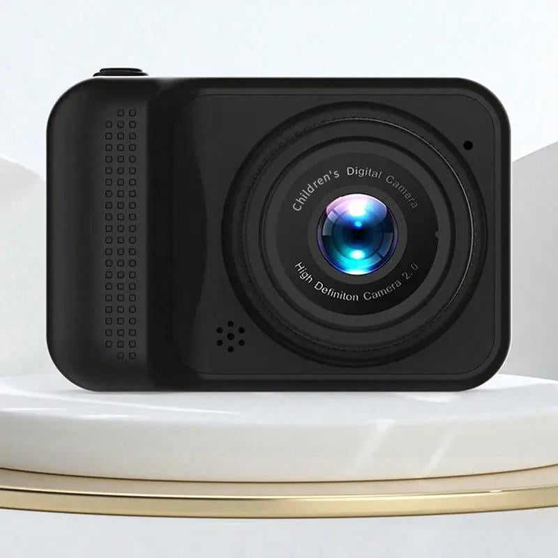 1080P Mini Dual Lens Digital Camera for Summer, 2000W Front & Rear Dual Compact Camera with Eye Protective Screen, Digital Camera, Anti-Fall High Definition Digital Cameras, Portable Digital Cameras for Video Shooting, Camera for Vlogging