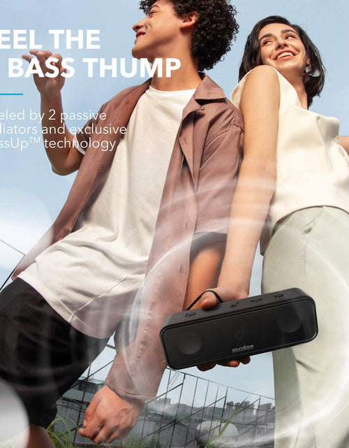 Load image into Gallery viewer, 3 Portable Bluetooth Speaker - Wireless, IPX7 Waterproof, 24H Playtime, Pure Titanium Diaphragm Drivers, Partycast, Bassup, Custom EQ App - for Home, Shower, Outdoor, and Beach
