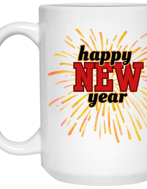 Load image into Gallery viewer, Happy New Year 15Oz White Mug
