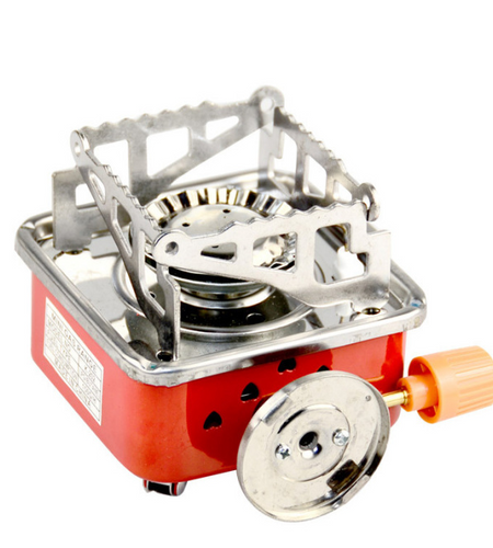 Portable Square Camping Stove for Outdoor Use