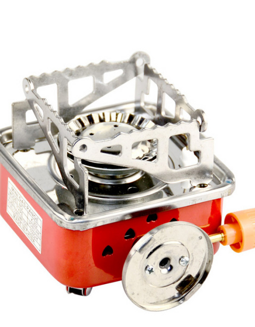 Load image into Gallery viewer, Portable Square Camping Stove for Outdoor Use
