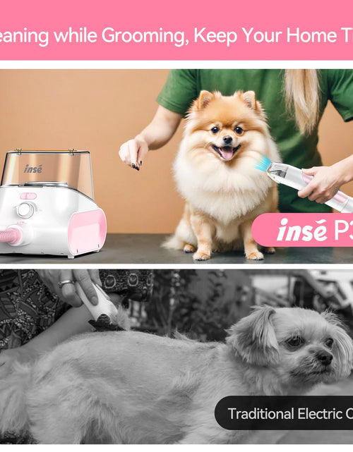 Load image into Gallery viewer, Grooming Vaccum, 4.5L Large Capacity Pet Grooming Kit &amp; 5-In-1 Ultra-Low Noise Pet Grooming Vacu for Dog, Cat
