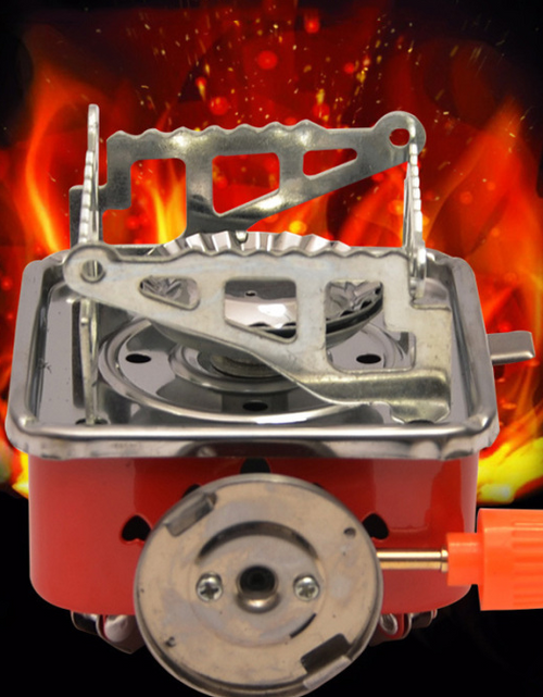 Load image into Gallery viewer, Portable Square Camping Stove for Outdoor Use
