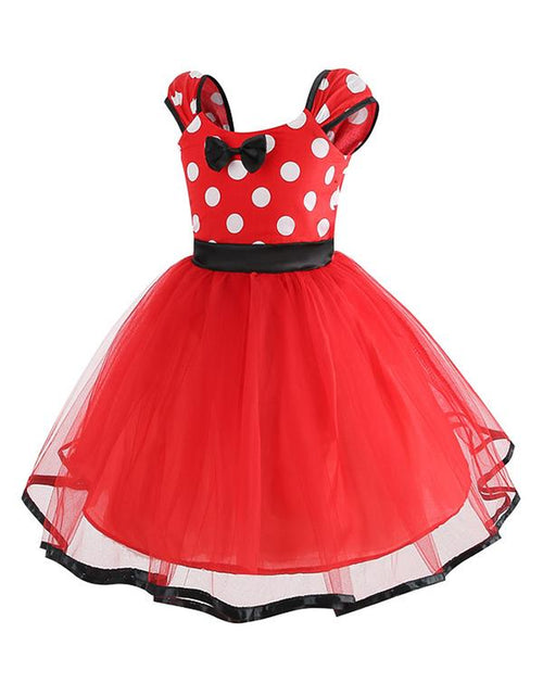 Load image into Gallery viewer, UPORPOR Light up Girls Dress up Clothes Halloween Christmas Costume Birthday House Cosplay Party Outfit Red for Kids, Accessories Not Included
