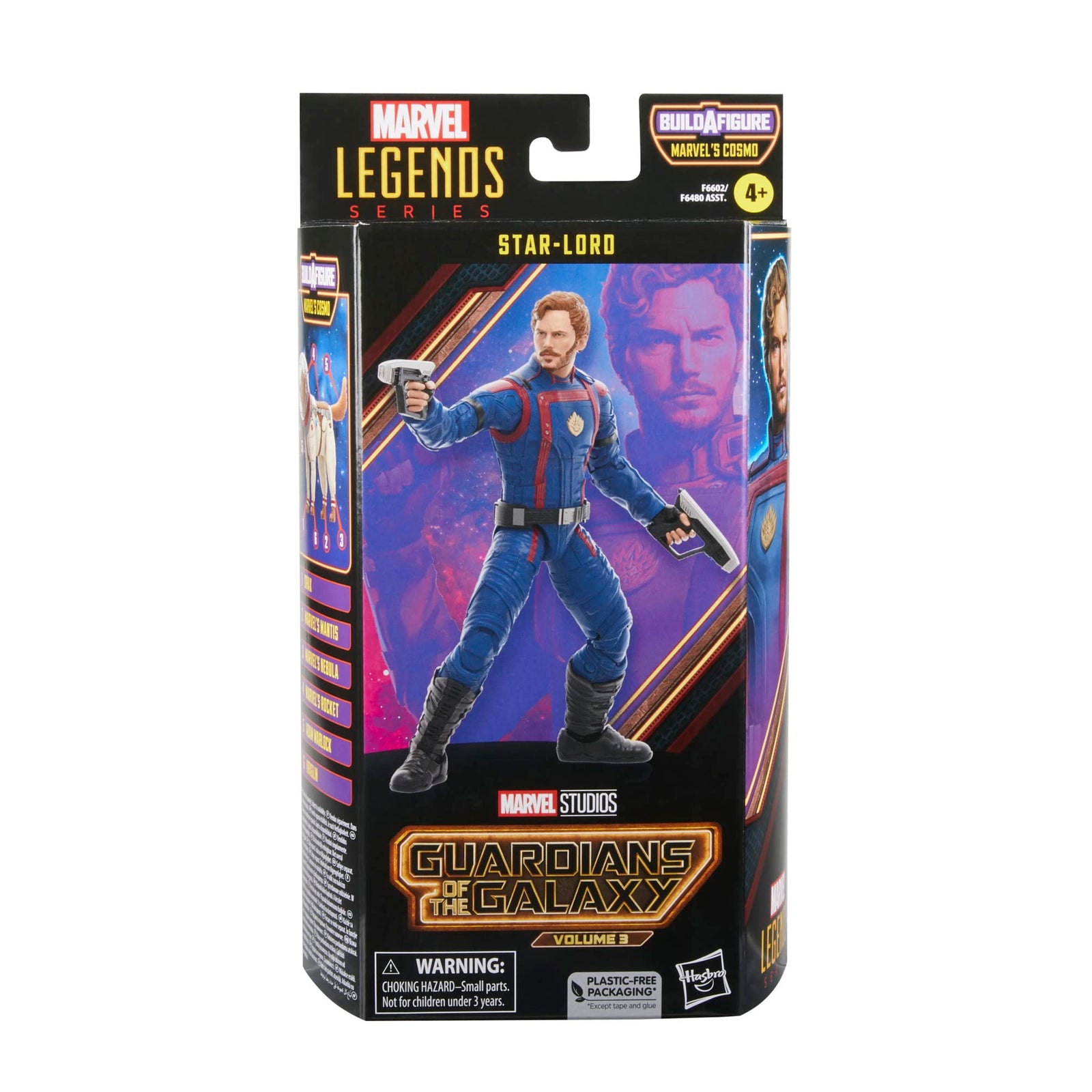 Marvel Legends Series Star-Lord Guardians of The Galaxy Vol. 3 6-Inch Collectible Action Figures Toys for Ages 4 and Up