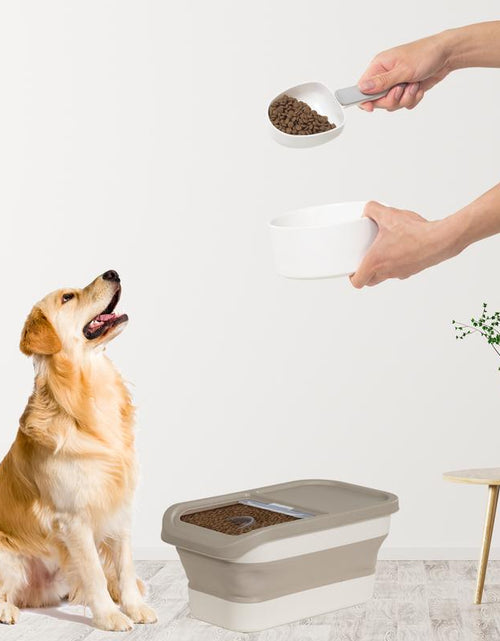 Load image into Gallery viewer, GOODSKY Dog Food Storage Container, Pet Food Storage Containers Dry Food for Dog, Cats and Other Pet, Collapsible Dog Food Container, Folding Pet Food Container with Lids
