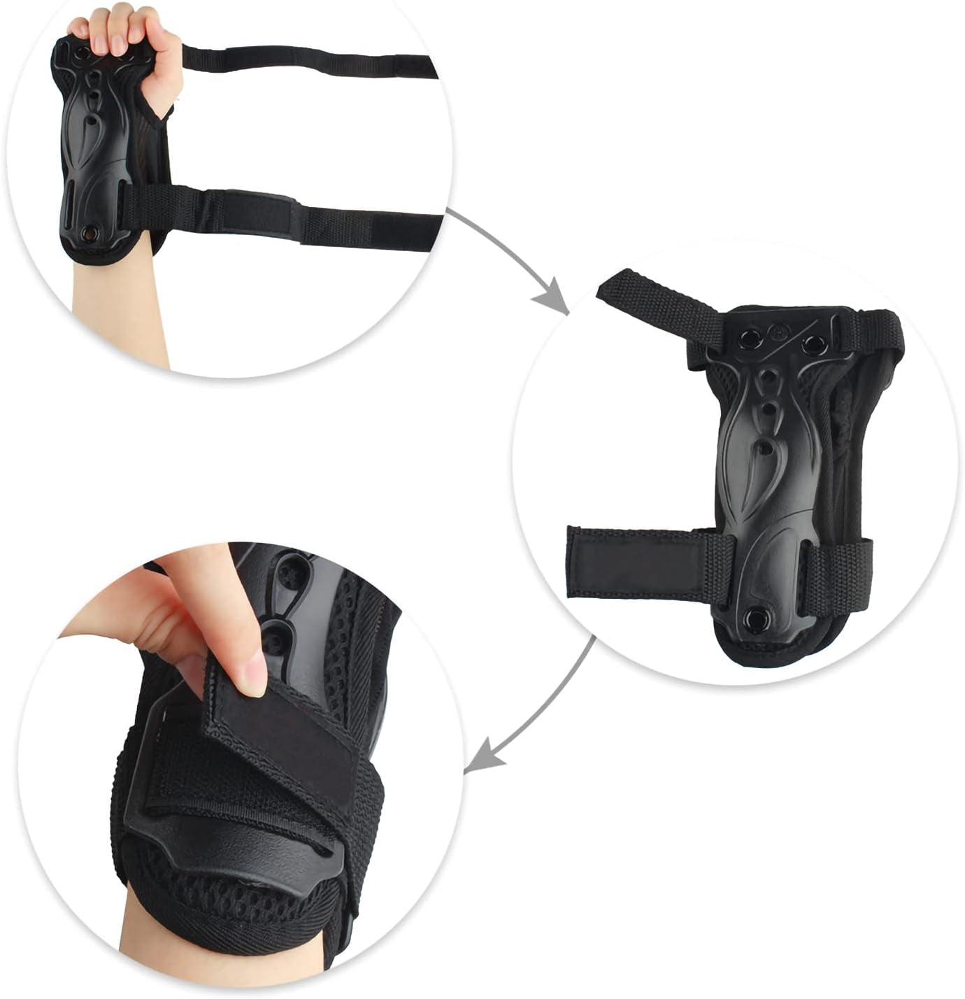 Snowboard Extended Wrist Palms Protection Ice Skating Snow Wrist Guard HXHW-01