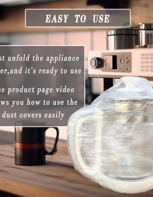 Load image into Gallery viewer, 40 PCS Kitchen Small Appliance Covers,Clear Plastic Dust Cover for Instant Po...
