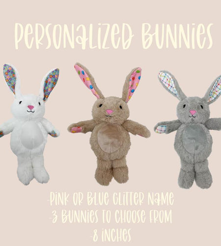 Personalized Easter Bunny, Easter Basket Stuffer, Easter Gift Ornaments Decoration
