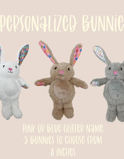 Load image into Gallery viewer, Personalized Easter Bunny, Easter Basket Stuffer, Easter Gift Ornaments Decoration

