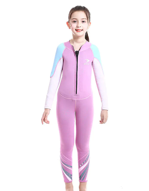 Load image into Gallery viewer, Boys' Thickened Long Sleeve Sunscreen Surf Suit
