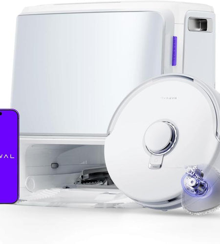 NARWAL Freo Z10 Robot Vacuum and Mop Combo, Tangle Free Robot Mop, 15,000Pa Suction, Adapts to Hard-To-Reach Areas, Self-Emptying, Mop Washing & Drying, Obstacle Avoidance, for Pet Hair & Hard Floor