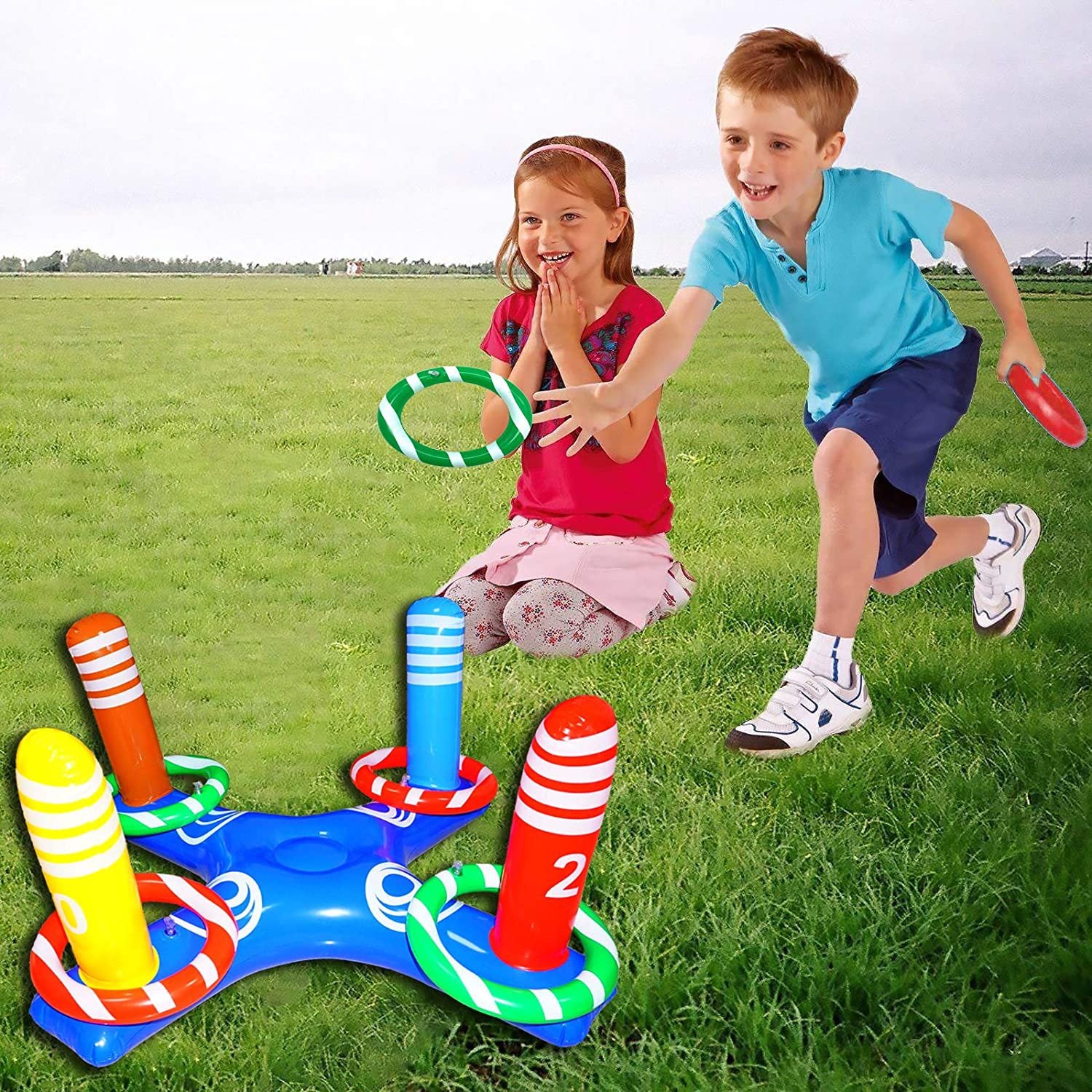 Inflatable Basketball Hoop for Pool Games Outdoors