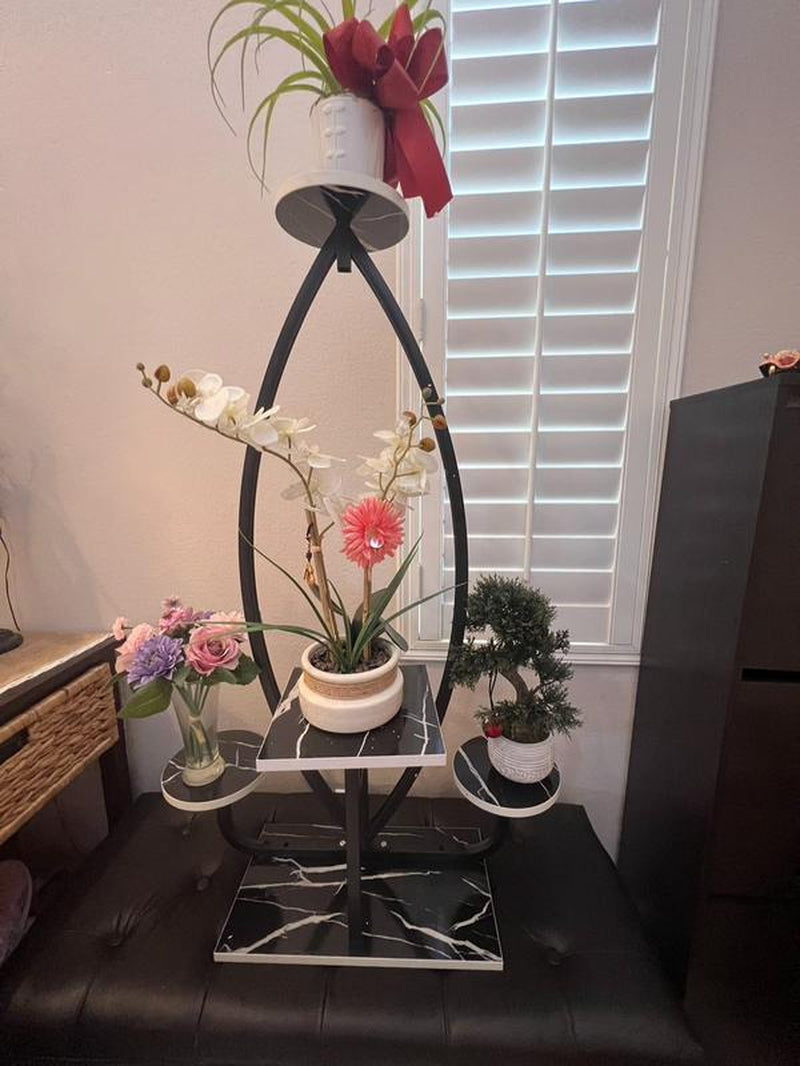 Stylish Lotus Shape Plant Stand Indoor Tall Plant Shelf Metal Tiered Hanging Shelf, Wedding Flower Stands, Indoor Plant Stand, Wedding Decor, Home Decor Organiser Rack