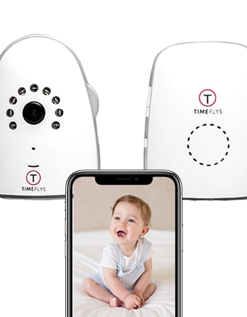 Load image into Gallery viewer, TimeFlys Smart Baby Monitor with Audio and IP Cam WiFi Pet Camera Video Indoor IP Camera Super Long Range Up to 2000 Feets Home Security Camera Night Vision Two-Way Audio

