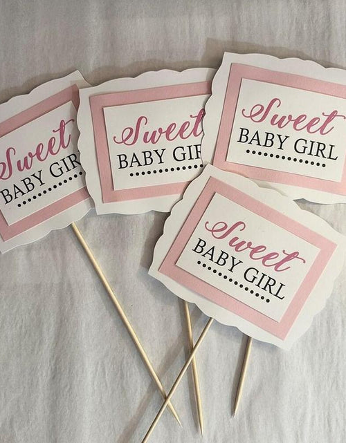 Load image into Gallery viewer, Baby Girl Baby Shower Decorations, Baby Shower Table Decor, Baby Shower Centerpieces

