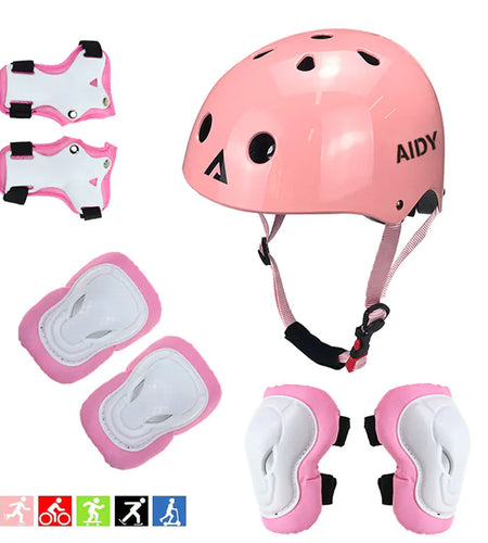 AIDY Upgraded Kids Roller Skating Protective Gear Set