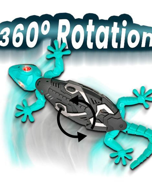 Load image into Gallery viewer, Wall Crawler Gecko, Winktoys Remote Control Toy, Electric Lizard Toy with LED Glowing Eyes, 360° Spin, Animal Toy, Fun Indoor Toy, Gift Idea, Party Toy, Cool Gifts, Family Fun
