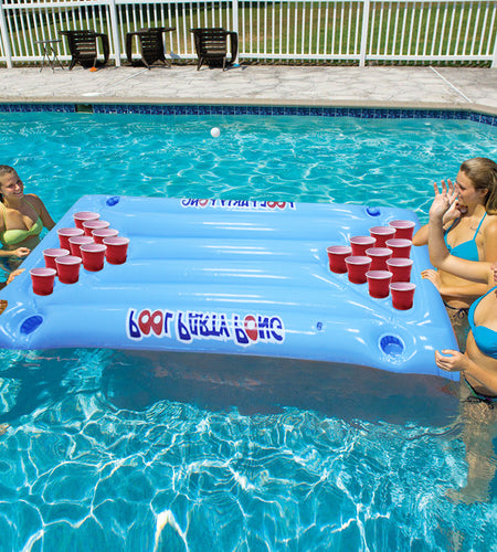PVC Inflatable Lounger for Water and Ping Pong Games