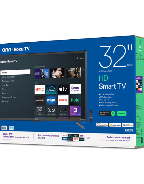 Load image into Gallery viewer, 32” Class HD (720P) LED Roku Smart Television (100012589)
