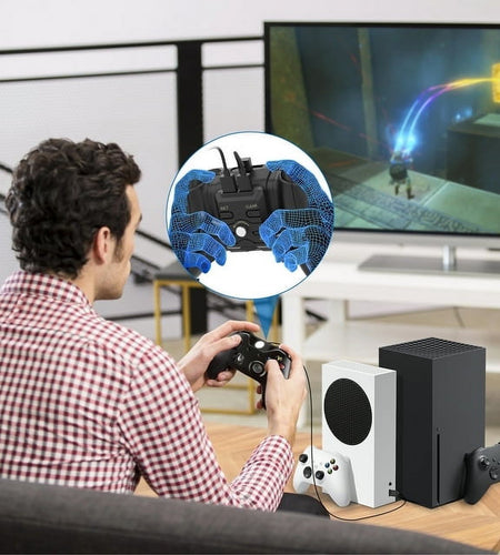 Paddles for Xbox, Xbox Controller Paddles, Controller Back Button Attachment Fit for Xbox Series X/ S, Xbox One, Xbox One S/ X Controller, Black