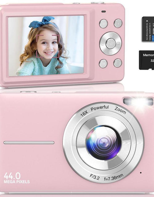 Load image into Gallery viewer, Digital Camera, Portable FHD 1080P Digital Cameras, 48MP 16X Digital Zoom with 2.8&quot; IPS Compact Small Vintage Camera for Vlogging, Point Shoot Camera.
