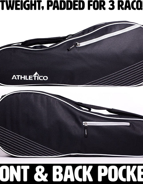 Load image into Gallery viewer, Tennis Bag and Racketball Bag - Tennis Bags for Women and Men to Hold Tennis Racket, Racquetball Racket, Pickleball Paddles and Other Equipment or Gear
