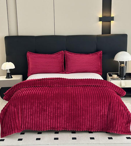 Cozy Throw Blanket for Couch or Bed Ultra Soft Fleece, Multiple Colors & Sizes All-Season Lightweight Blanket for Living Room, Bedroom, Travel, Gifts