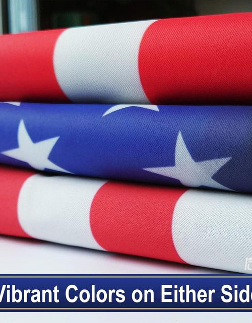 Load image into Gallery viewer, FLAGWIX English Bulldog House Flags, Dog Decor American Flag - 4Th of July Decorations for Home, Yard, House Flag - Patriotic Dog Decor, Double Sided, Heavy Duty Canvas Flag Indoor Outdoor
