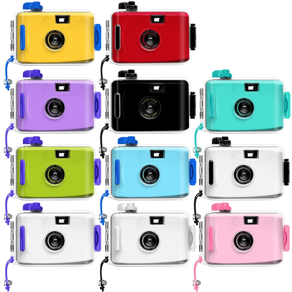 Retro Reusable 35MM Film Camera Waterproof Reloadable Film Camera without Film Children Camera Film Camera for Shooting
