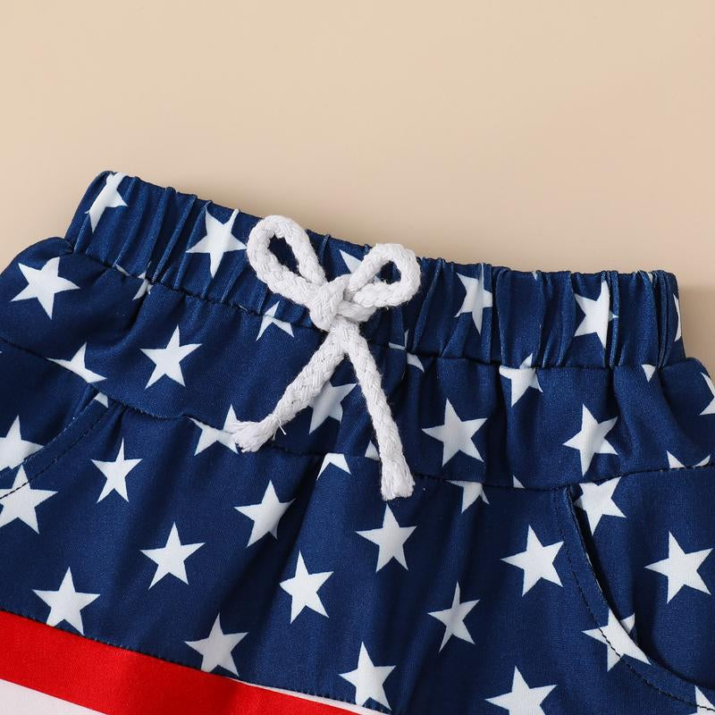 Baby Boy 4Th of July Independence Day Toddler Shorts Outfit Red Pants Clothing Sets Clothing Baby Boy Clothes Products #Springtok