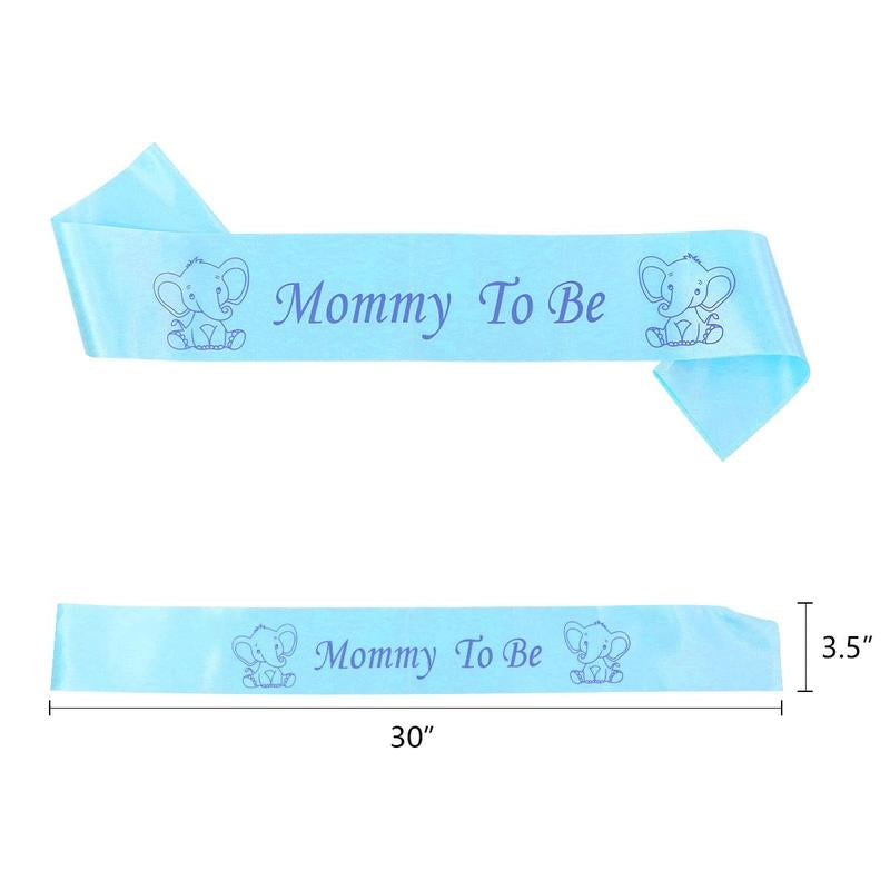 Elephant Baby Shower in Blue and Grey Party Package, Elephant Baby Shower for Boy Complete Kit, Boy Baby Shower in Blue and Gray