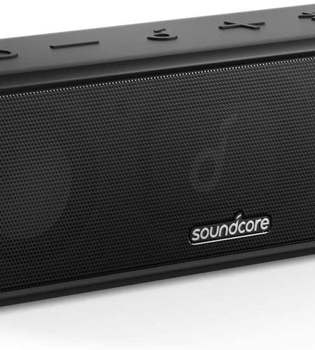 3 Portable Bluetooth Speaker - Wireless, IPX7 Waterproof, 24H Playtime, Pure Titanium Diaphragm Drivers, Partycast, Bassup, Custom EQ App - for Home, Shower, Outdoor, and Beach