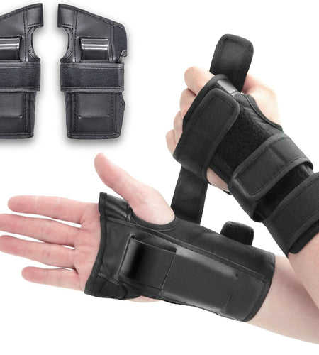 Protective Gear Set: Knee Pads, Wrist Guards, Elbow Pads - Comfortable & Adjustable for Adults & Kids, Ideal for Skating, Biking, Scooter, Rollerblade & More