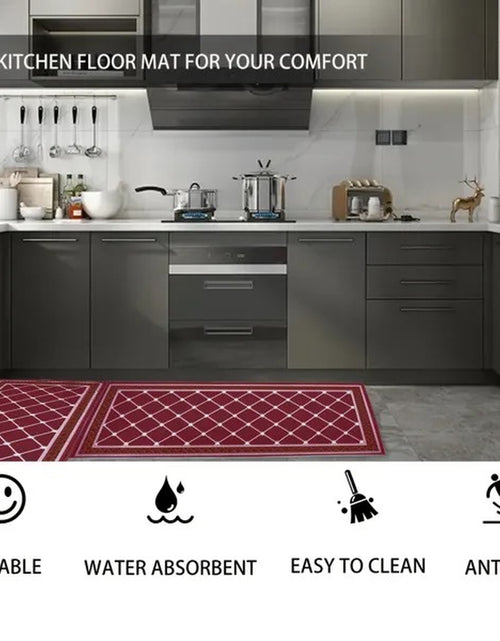 Load image into Gallery viewer, Kitchen Mat Cushioned Kitchen Rugs Non-Skid Waterproof Kitchen Mats
