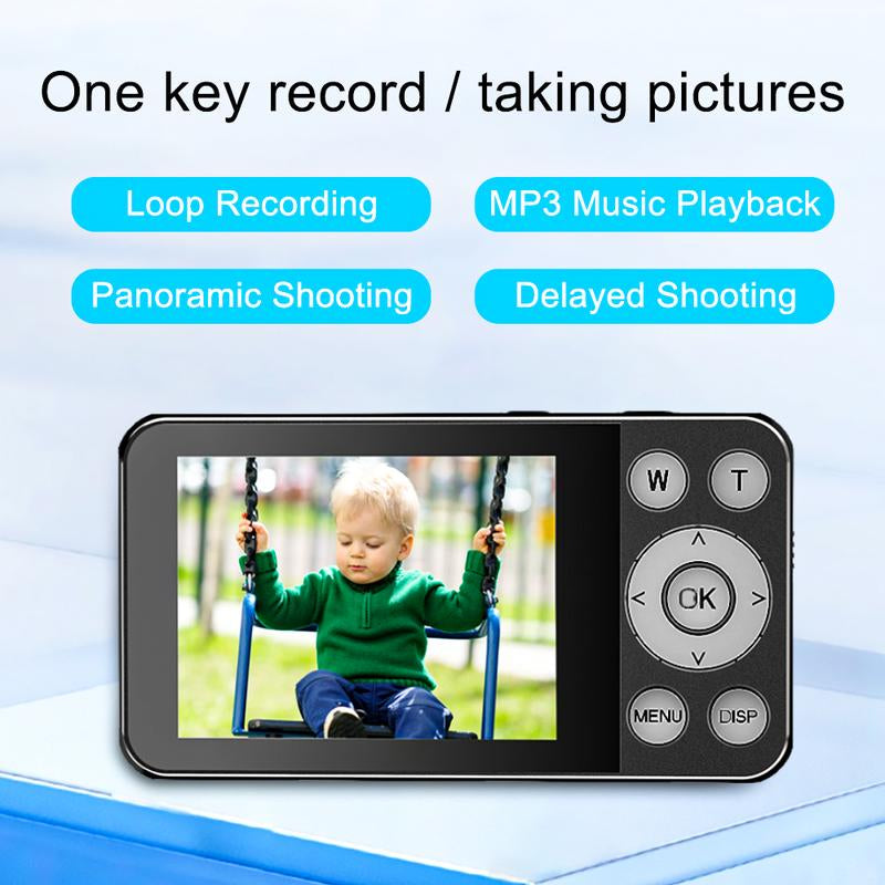 Digital Camera, Portable FHD 1080P Digital Cameras, 48MP 16X Digital Zoom with 2.8" IPS Compact Small Vintage Camera for Vlogging, Point Shoot Camera.