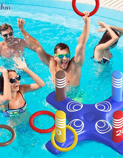 Load image into Gallery viewer, Inflatable Basketball Hoop for Pool Games Outdoors
