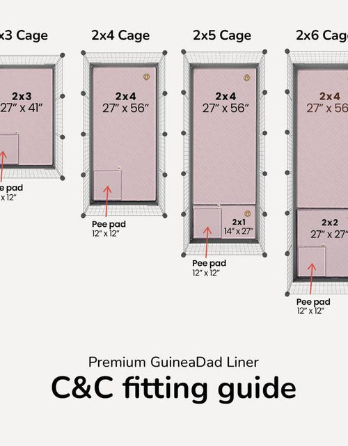 Load image into Gallery viewer, Premium Guineadad Fleece Liner – the Best Bedding for Guinea Pigs! Pet Supplies
