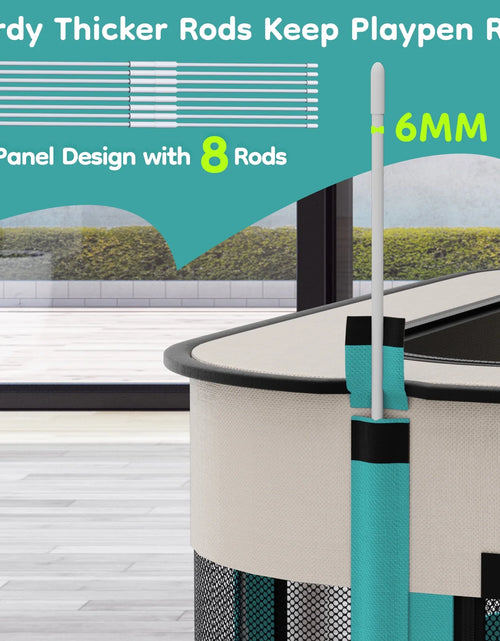 Load image into Gallery viewer, Pet Playpen, Foldable Portable Dog Cat Playpens Exercise Kennel Tent, Removable Shade Cover, Indoor Outdoor Travel Camping Use(M)
