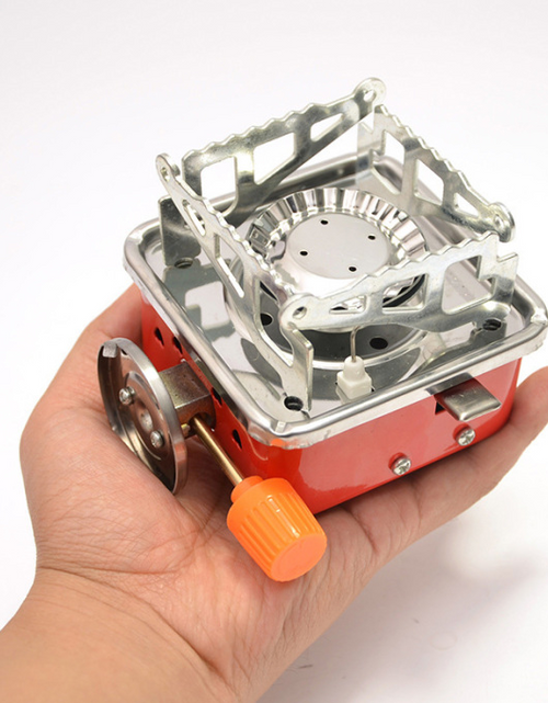 Load image into Gallery viewer, Portable Square Camping Stove for Outdoor Use
