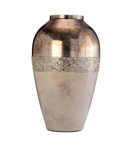 Sagebrook Home Modern Glam Glass Floor or Table Vase Decor Decorative