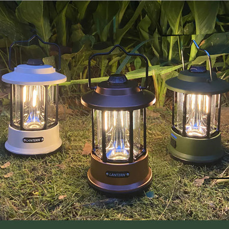 Retro Portable Emergency Tent Lights for Camping