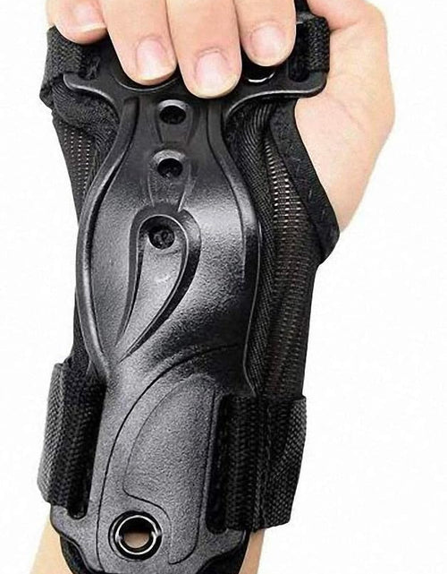 Load image into Gallery viewer, Skiing Gloves Roller Skating Wrist Palms Protective Gear Adjustable Gauntlets Wrist Guard Support for Snowboarding, Skateboard, Skating, Skiing
