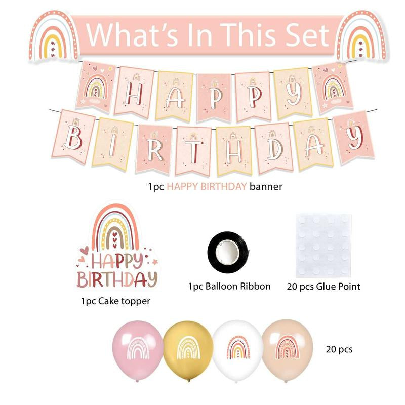Boho Birthday Party Kit, Boho Birthday Decorations, Boho Backdrop, Boho Balloons, Boho Cake Topper