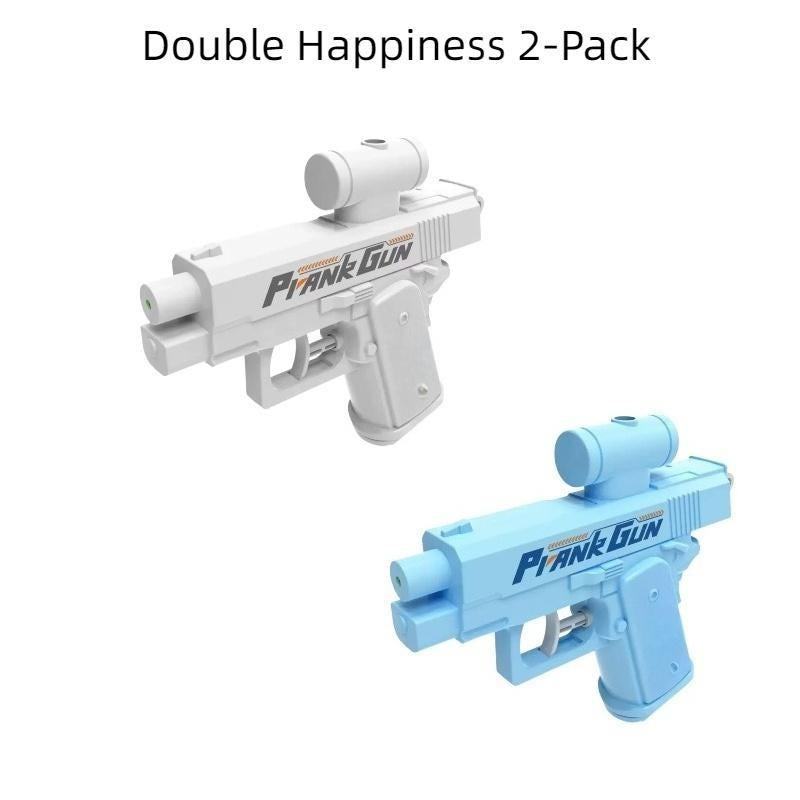 Summer New Creative Double Sided Reverse Water Spray Gun Trick Tactics Double Directional Water Spray Mini Water Play Gun Toy