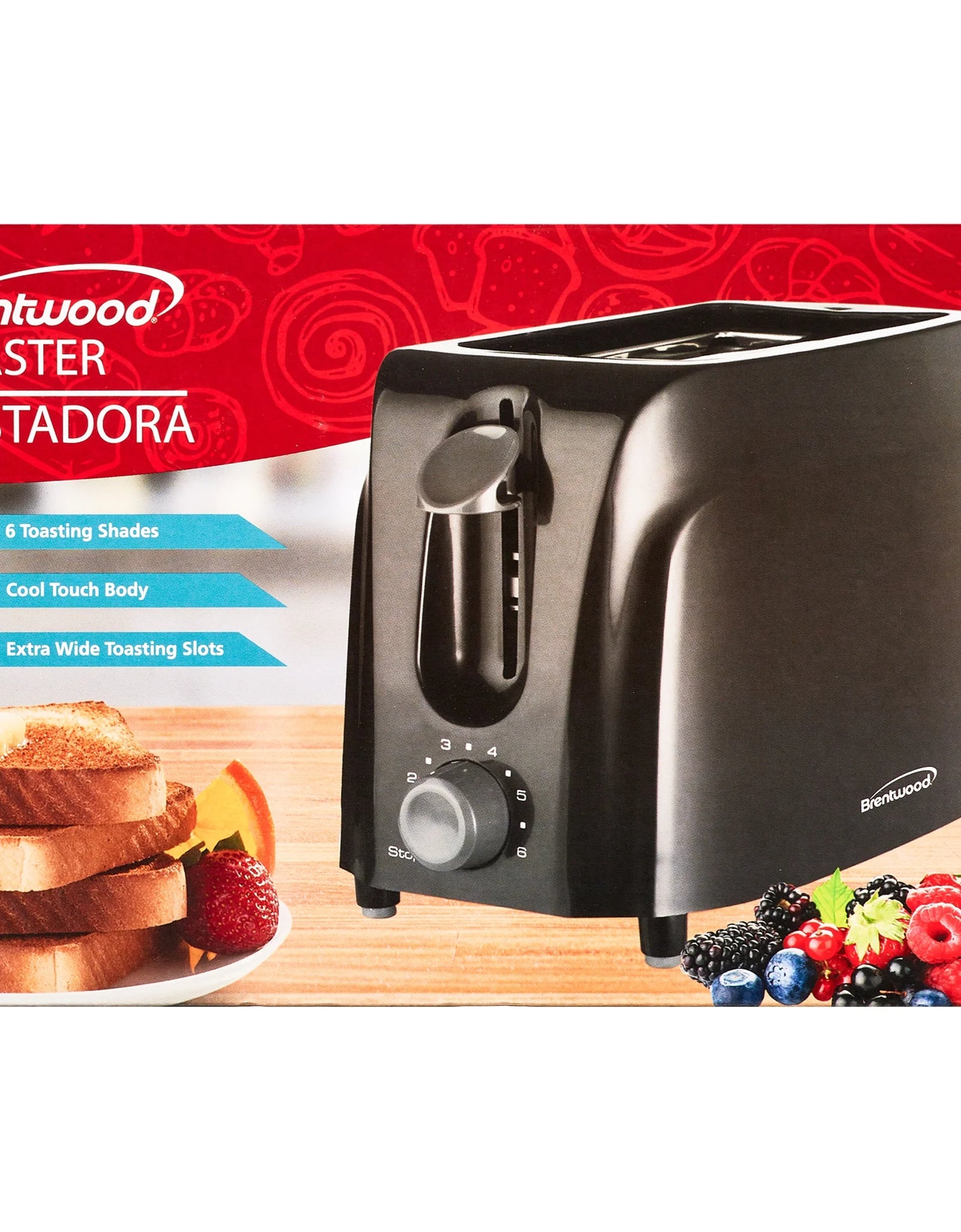 Cool Touch 2-Slice Toaster, Black