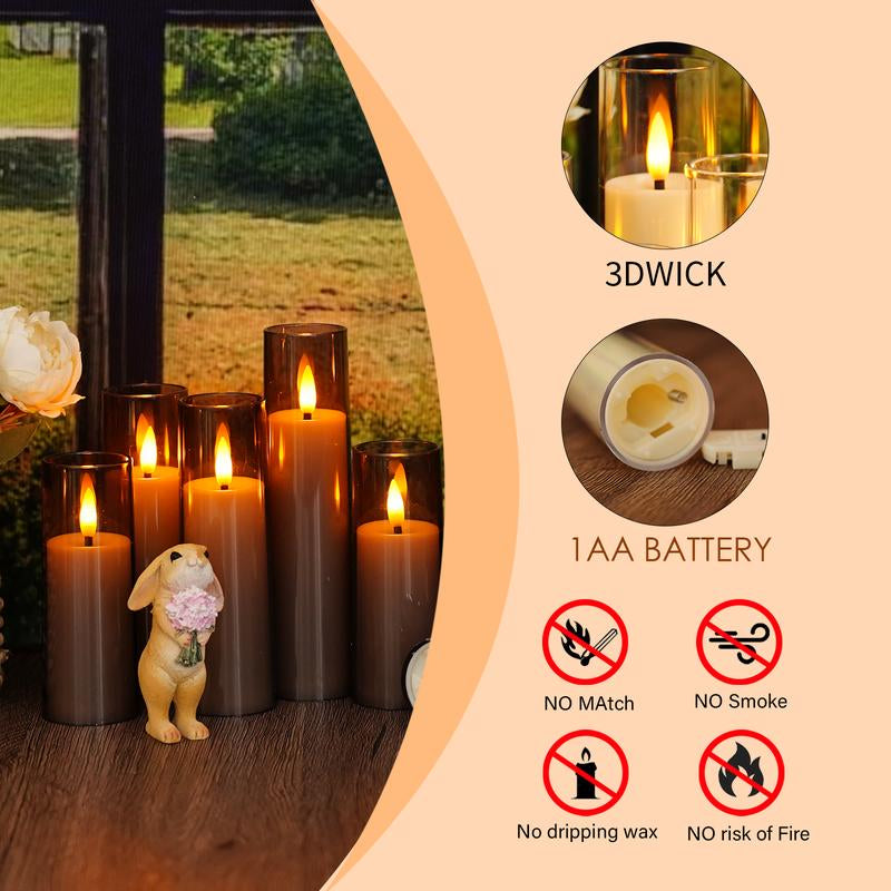 12 Pcs Flameless Candles, Battery Required, LED Candles with Remote Control Timer, Party Wedding Decor, Halloween, Christmas Decorations, Lighting